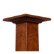 Art Deco Pedestal in Spruce and Oak, 1920s