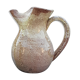 Old cider pitcher in varnished sandstone early 20th century