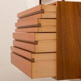 Poul Cadovius 4 bay teak wall unit for Cado, Denmark 1960s