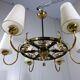 Large brass chandelier Finland 1950’s