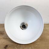 Vintage Industrial Beige Painted Pendant Lamp