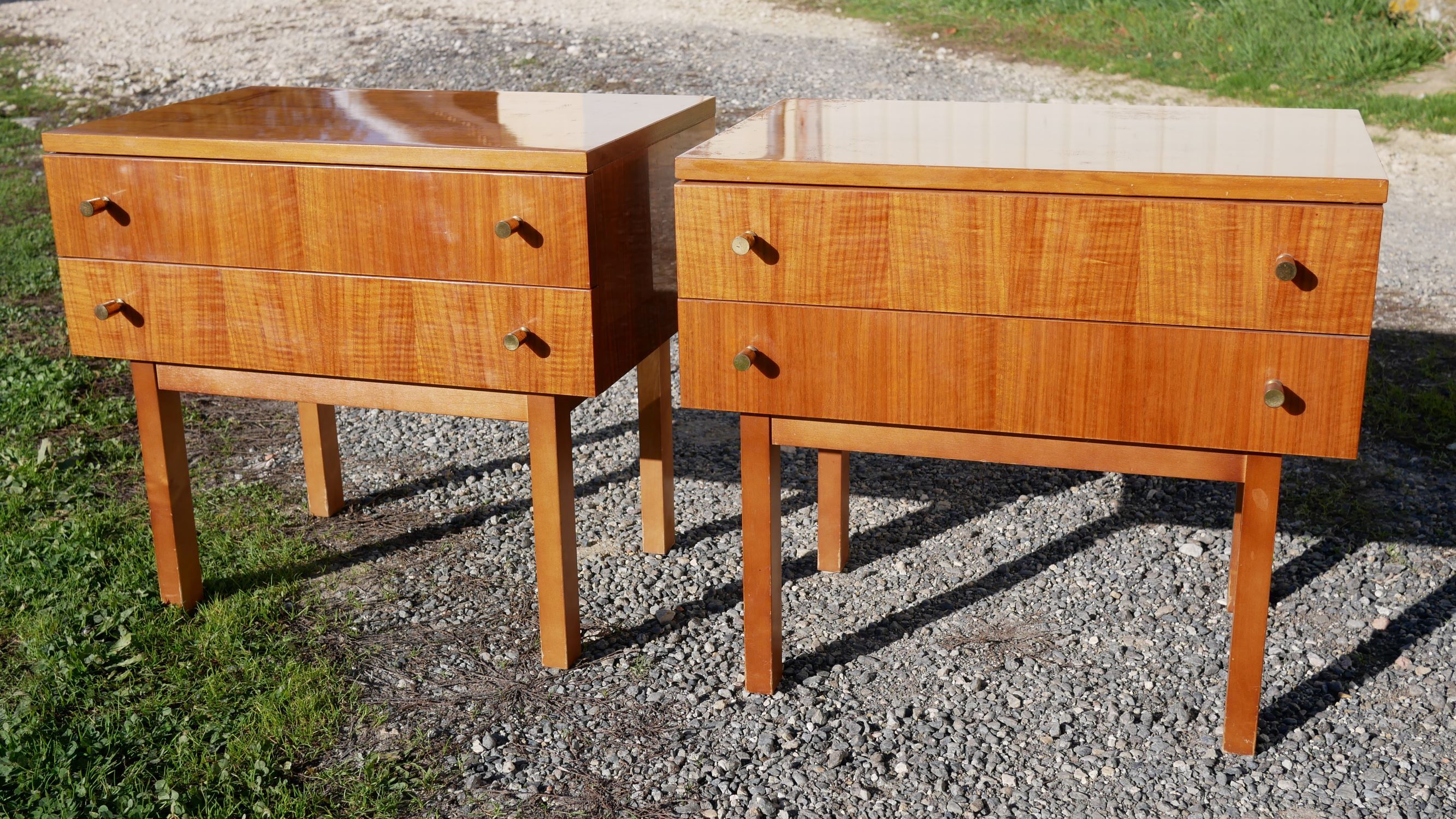Paire de chevets vintage