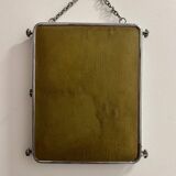 Bevelled triptych barber mirror from the 1950s.