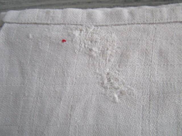 10 grandes serviettes de table anciennes damassées