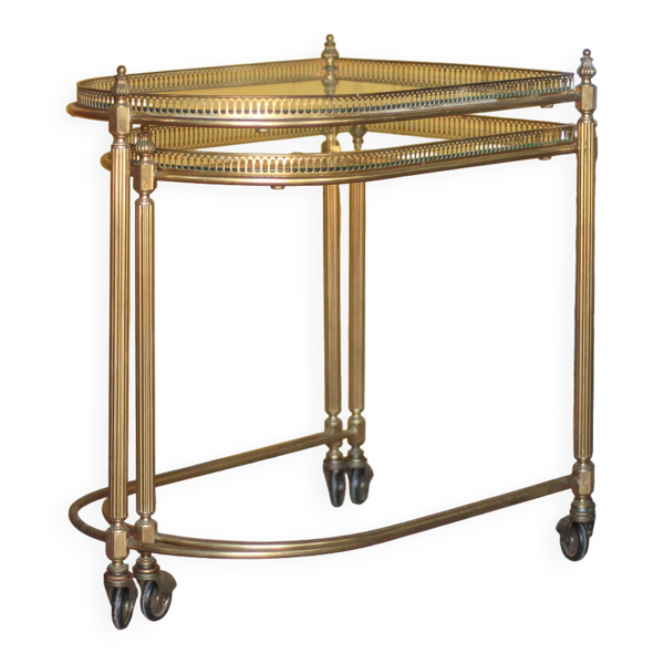 Desserte vintage, meuble salon, desserte gigogne , meuble d'appoint