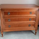 Chest of drawers 3 drawers Louis XVI style