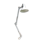 Ancienne lampe d’atelier articulée en métal peint