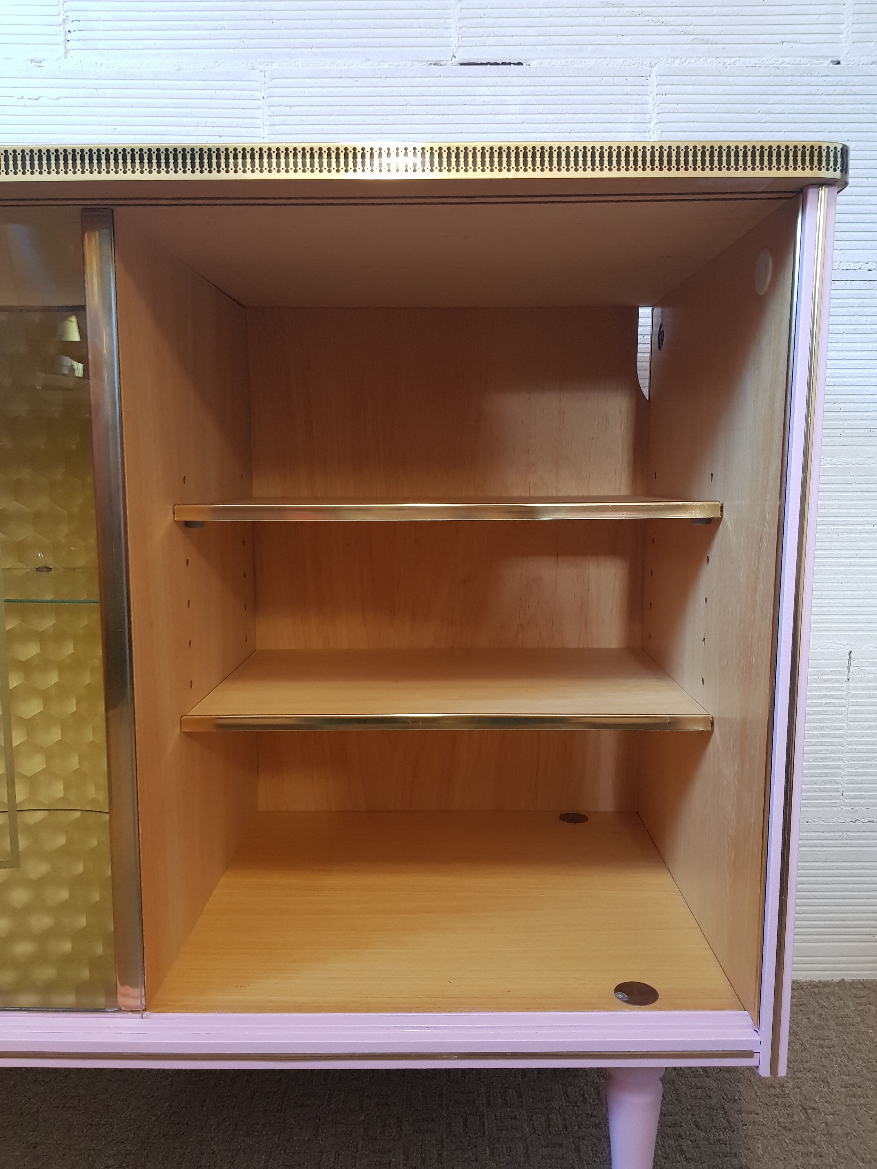 Bar cabinet, revamped, vintage 50s-60s