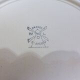 Set of 4 vintage flat plates from Moulin des Loups and St Amand 210369