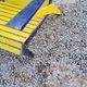 Garden furniture of the 50s coffee table + 2 armchairs compass legs