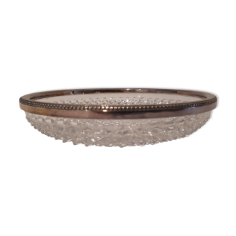 Pressed glass cup