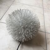 Lampe hérisson couleur argent