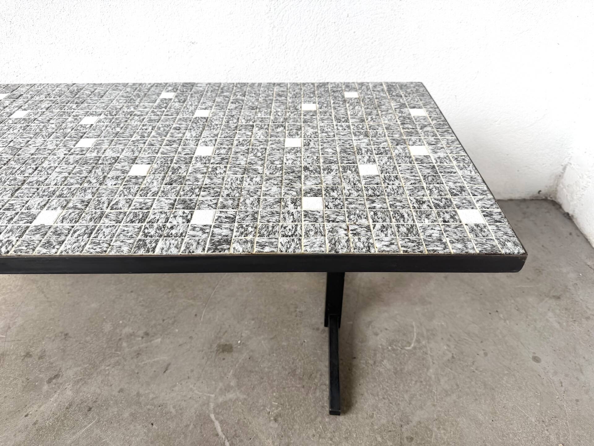 Modernist coffee table with ceramic mosaic, Lilienthal, 1960s.