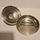 Boîte métal argenté iris silverplate italy a1000
