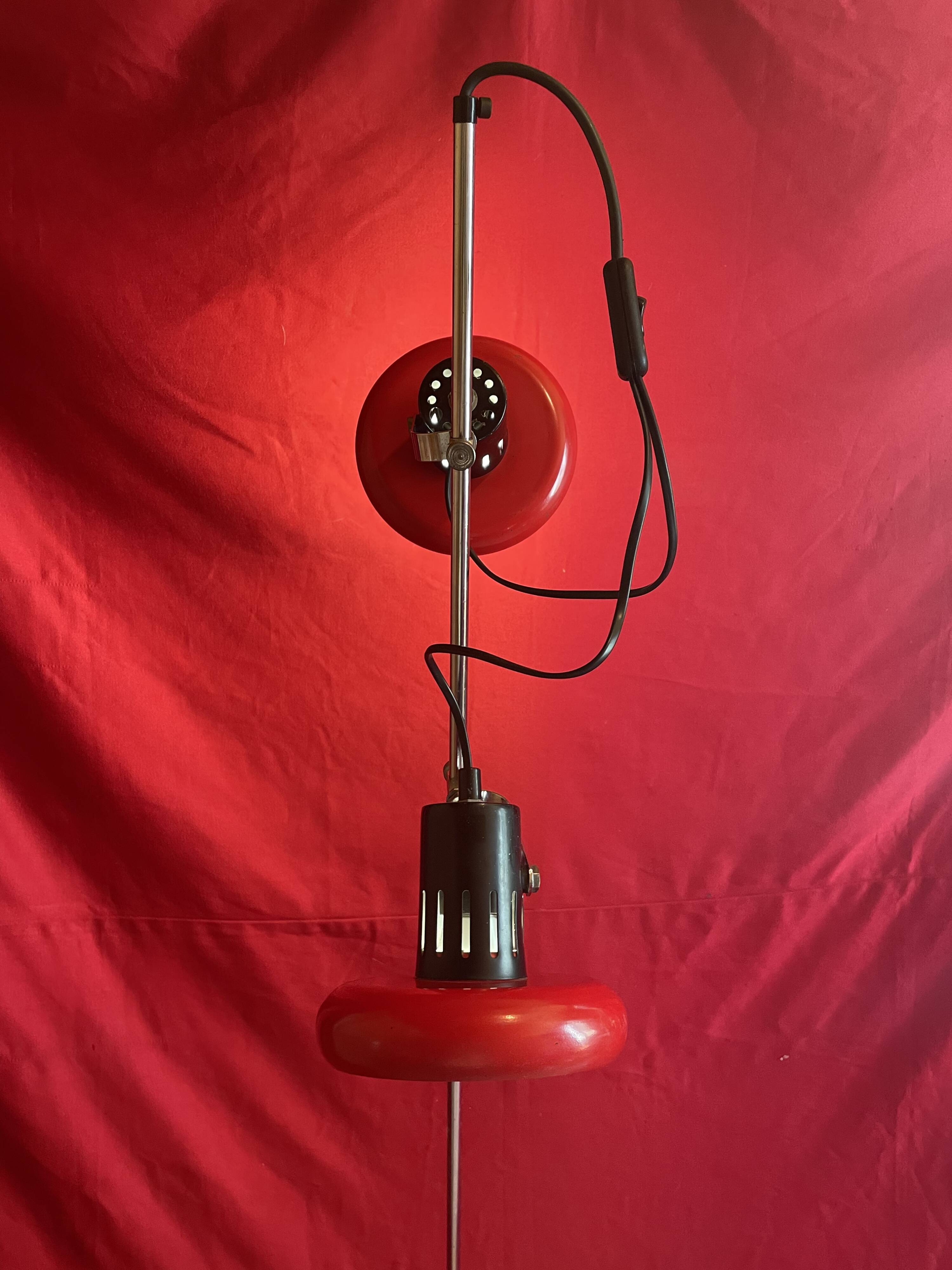 "Aluminor" Floor Lamp, Space Age, Vintage, 70s