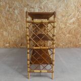 Rattan console shelf sideboard