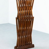 Pair of vintage wooden stools - Italy circa 1950