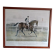 English painting from the 30s depicting the racehorse Ayrshire