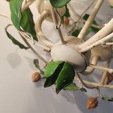 Italian Toleware chandelier from the 1960s