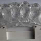 Schneider round mirror lucite vintage design
