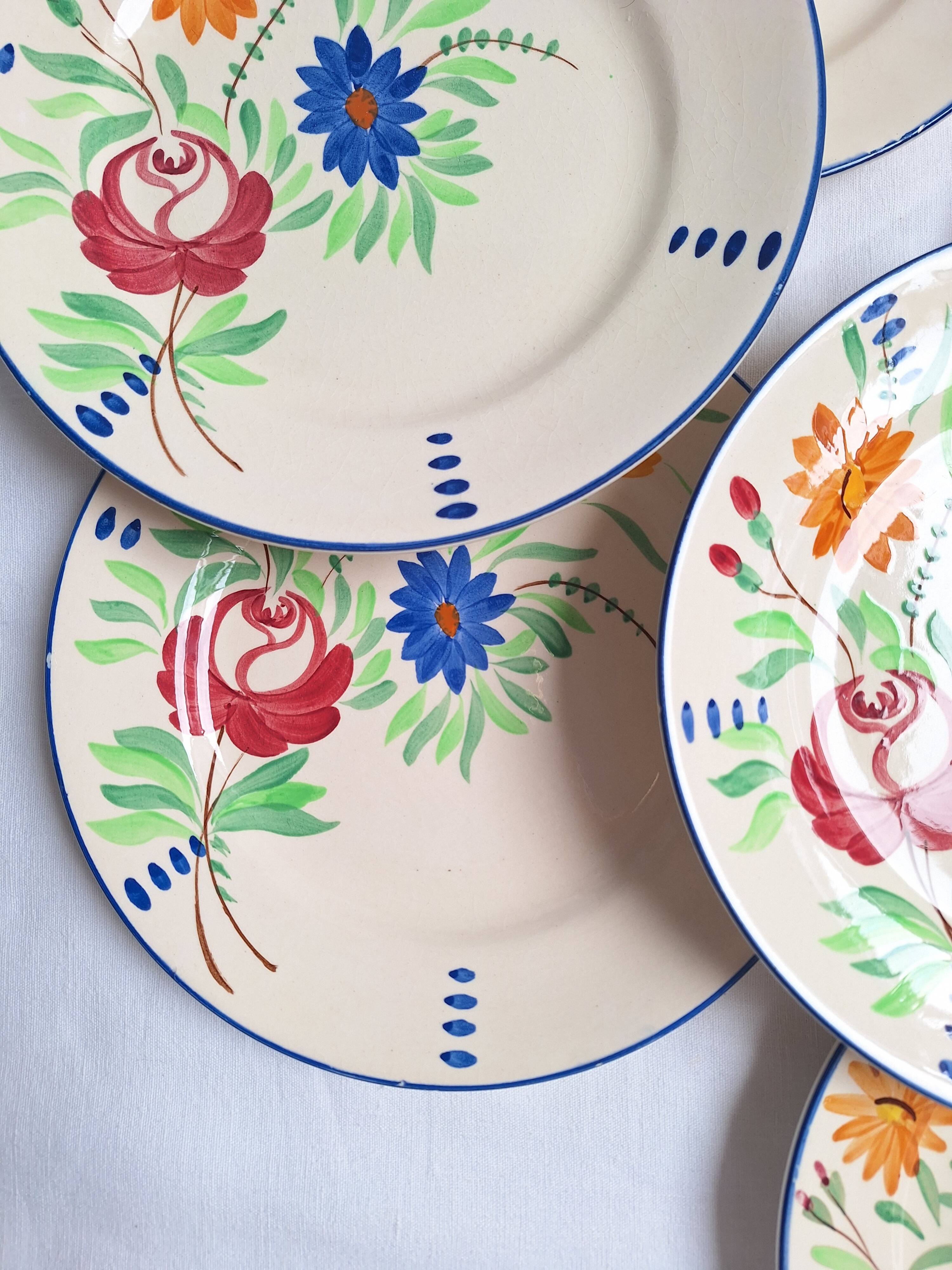 Assiettes plates Longchamp