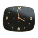 Brass and formica wall clock