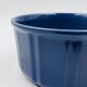 Vintage blue glazed ceramic gratin dish from the 1970s.