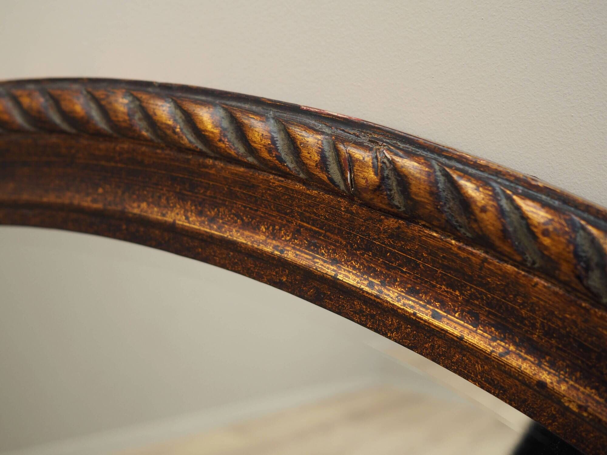 Mirror in a wooden frame, Danish design, 1960s, production: Denmark