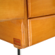 Vintage desk 60' wood and metal FORBO