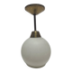 Lampe suspendue Art Déco, Pologne, années 1950