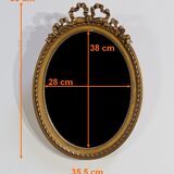 Oval mirror, Louis XVI style - Early twentieth century