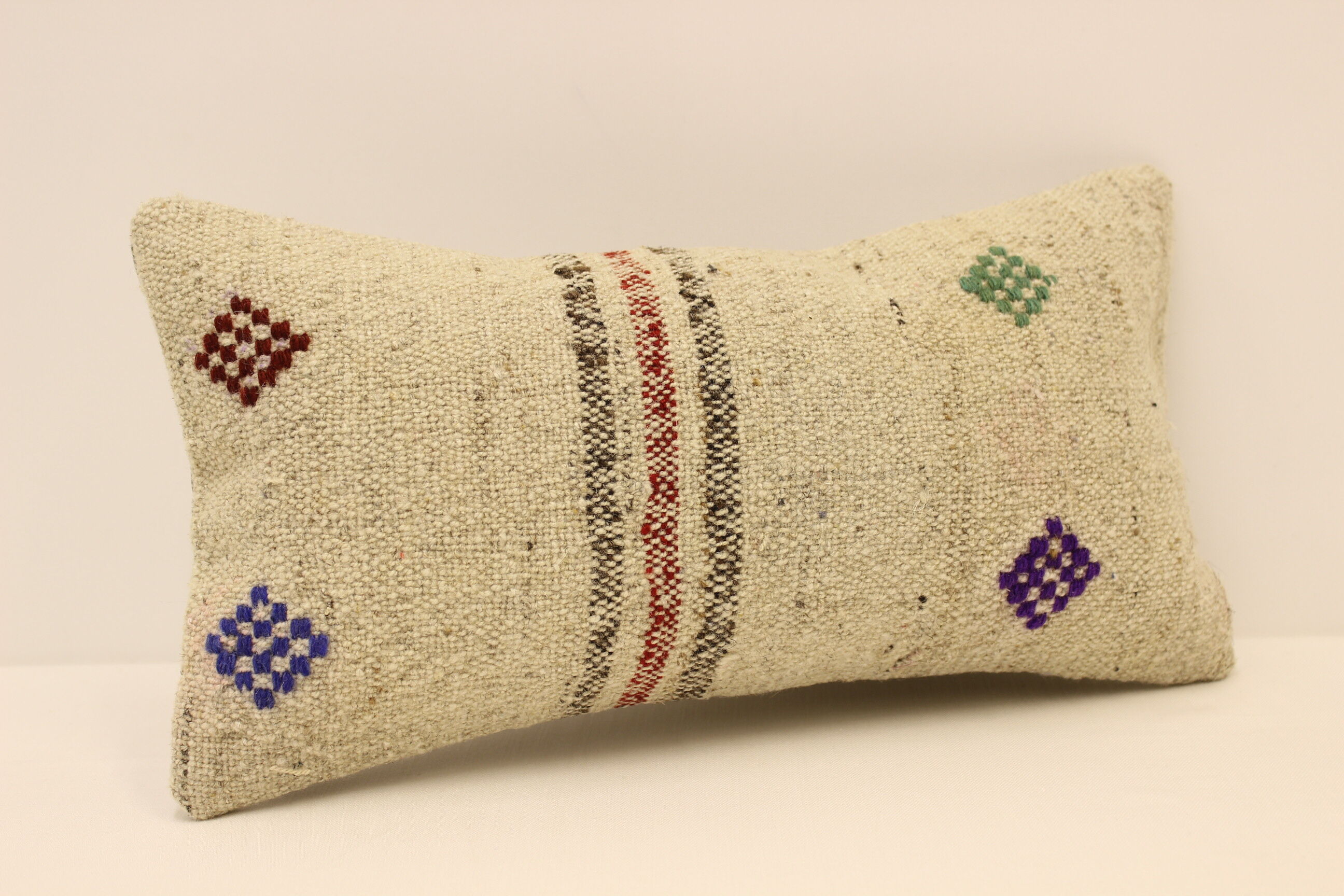 Turkish kilim pillow,20x40 cm