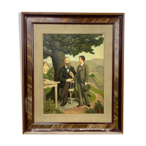 Chromolithographie éducative Allemagne 1900