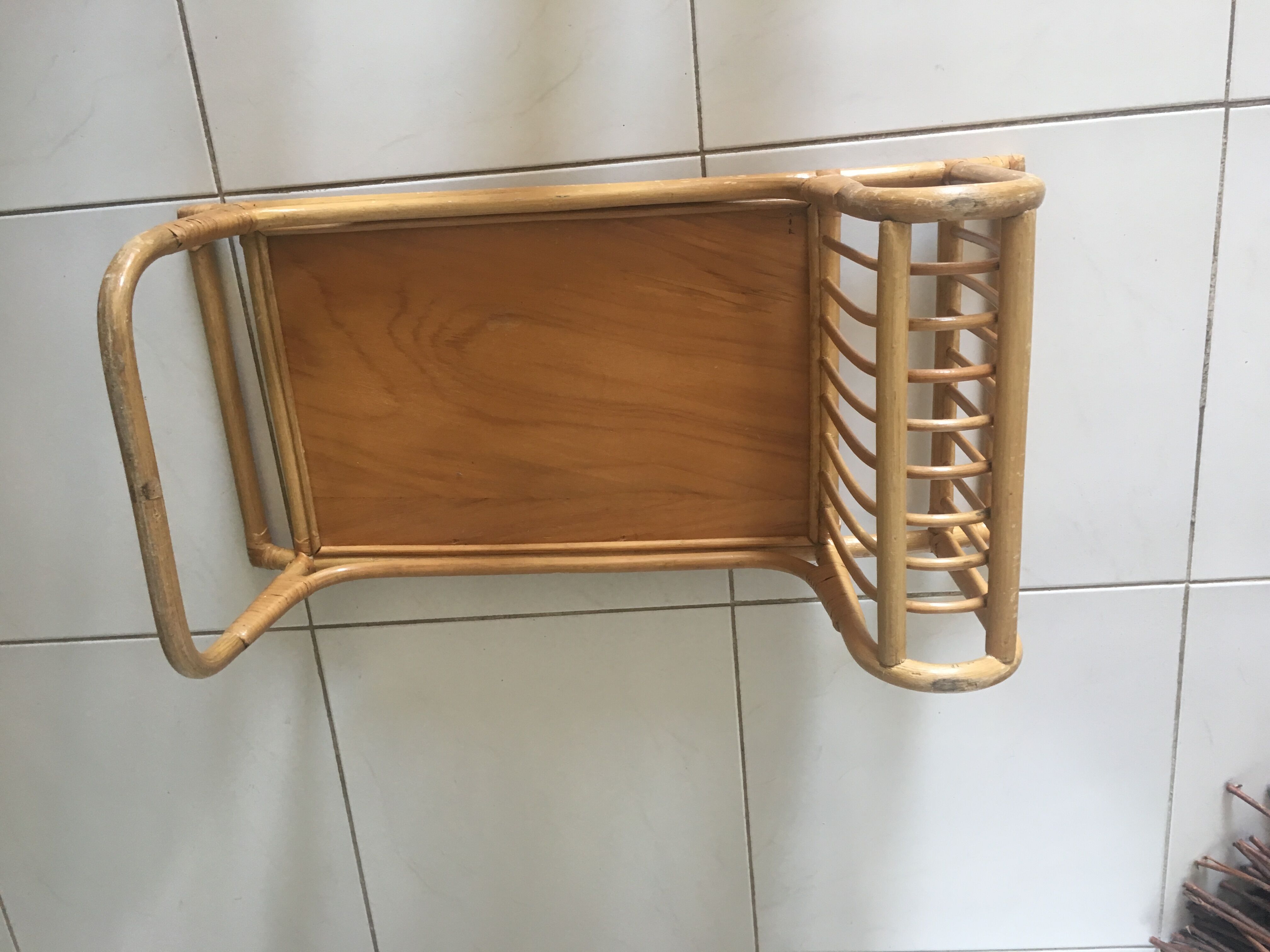 Breakfast tray rattan