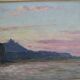 Marius Reynaud painting "Algerian Coast at Sunset"
