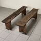 Pair of rustic benches, early 1900s