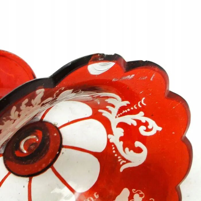 J1A Biedermeier Style Plate Bohemia