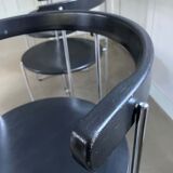 Set of 4 foldable chairs 'Soley', V. Hardarson for Kusch & Co, 80s