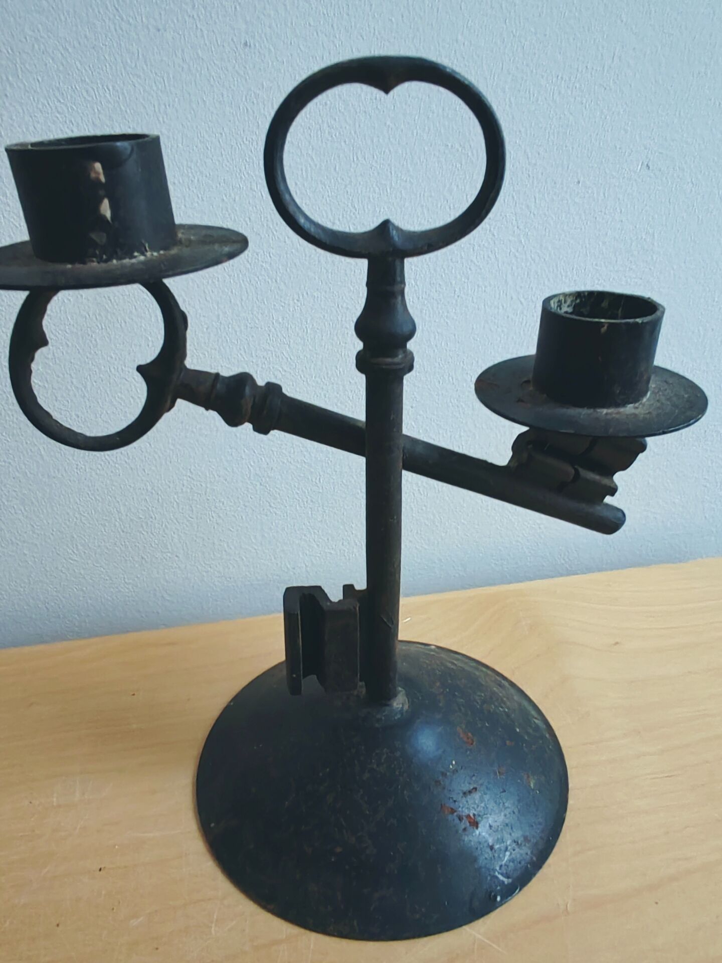 Pair of candleholders