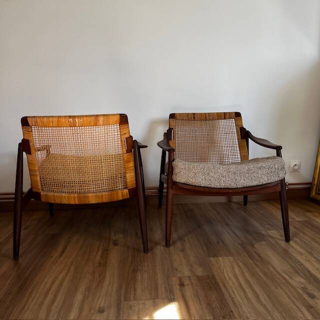 Pair of armchairs by Hartmut Lohmeyer, Wilkhahn, Germany 1960