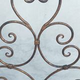 Lit style Louis XV en fer forgé