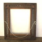 Large oriental frame with moucharabieh decoration