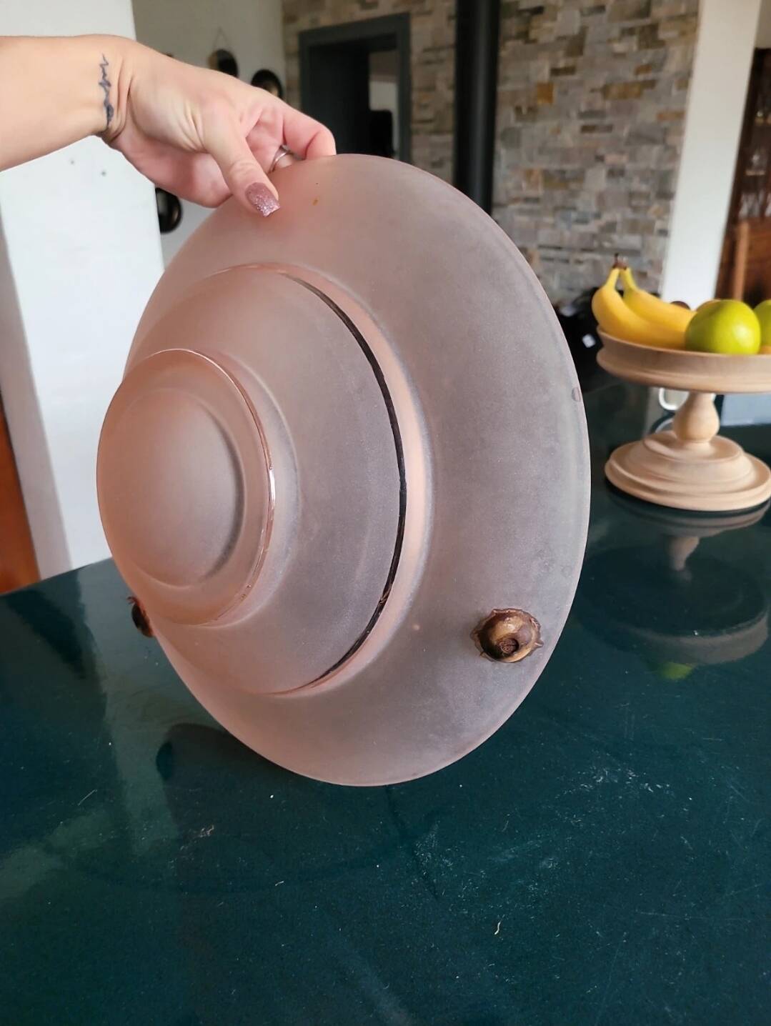 Glass suspension to renovate