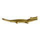 XL crocodile-shaped nutcracker, brass, 60s/70s