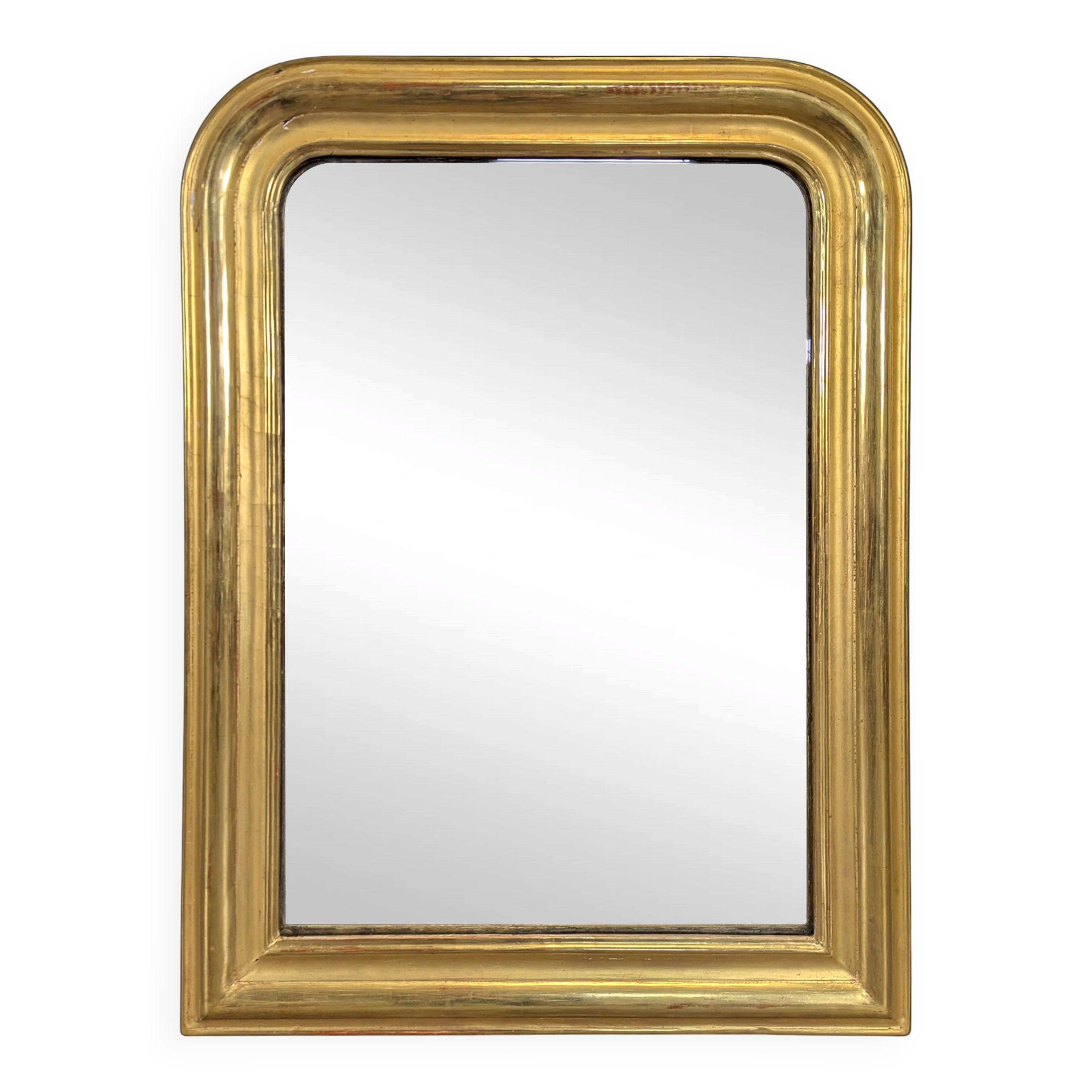 Golden mirror from the Louis Philippe period.