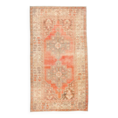 4x8 Vintage Red & Brown Classic Persian Rug, 135x246Cm