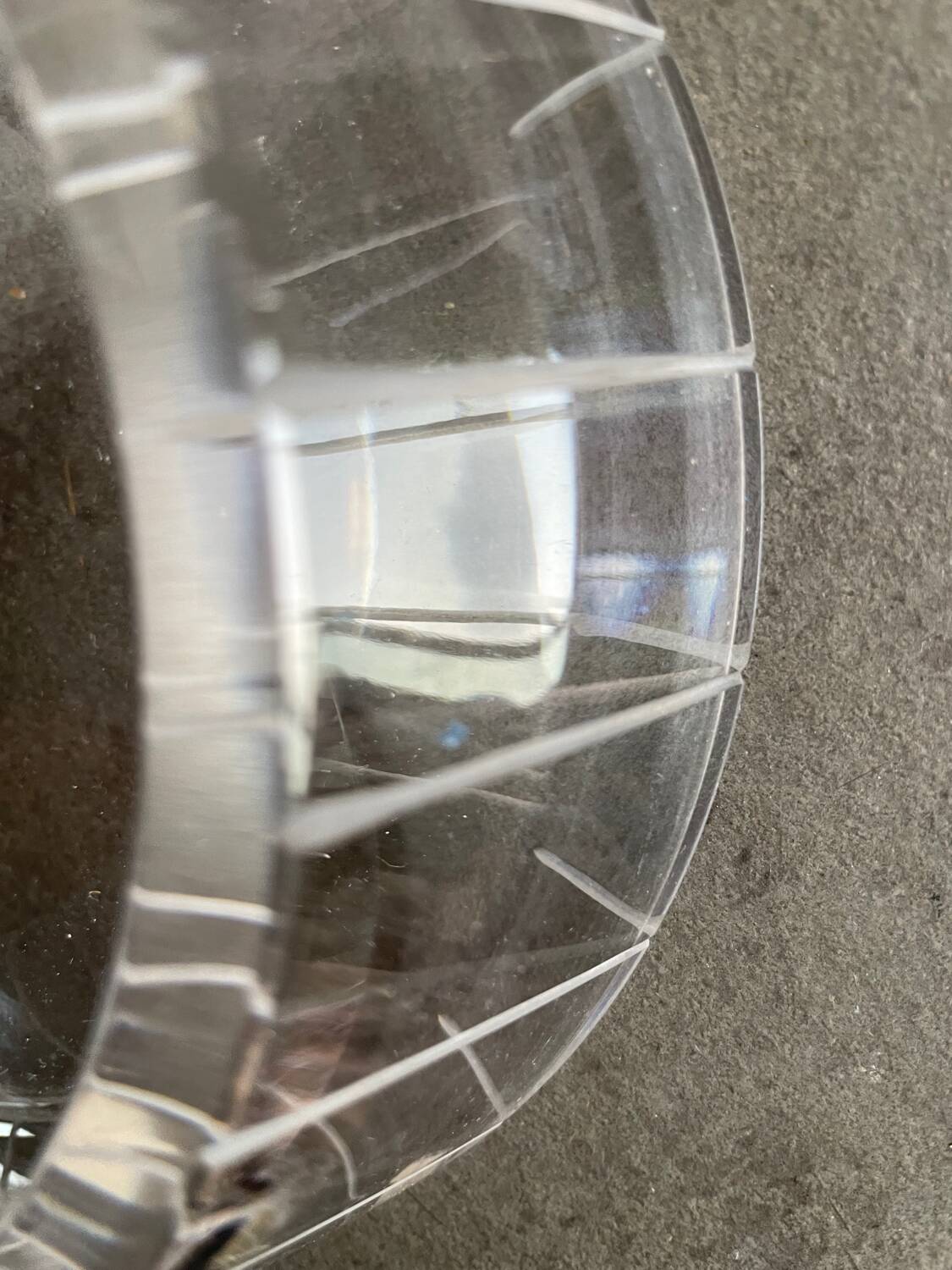 Cendrier cigare ou vide poche cristal de France