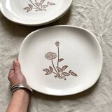 Plats en grès vintage