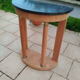 Old empire style console with marble top