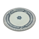 Round dish in st. Amand earthenware and Hamage model English diametre 29.7 cm
